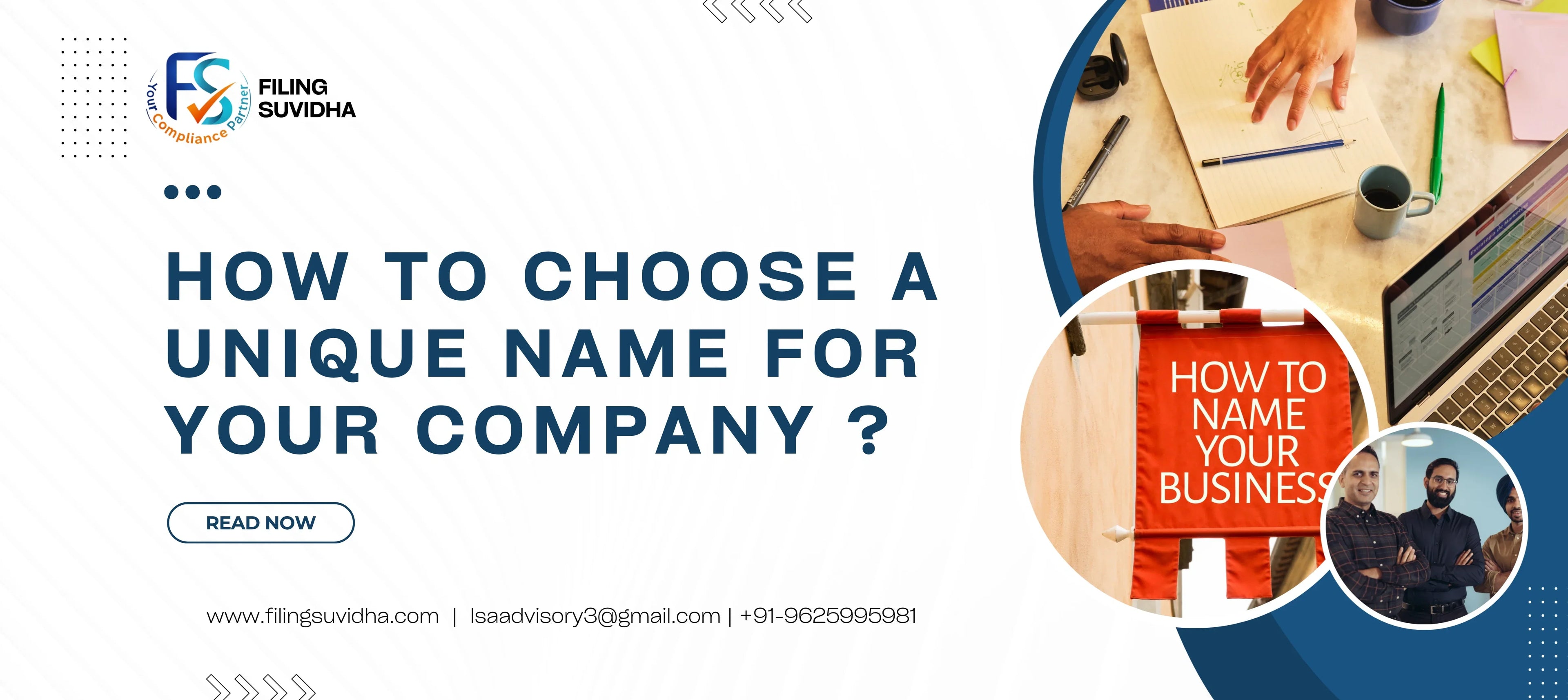 How to Choose a Unique Name for Your Company?