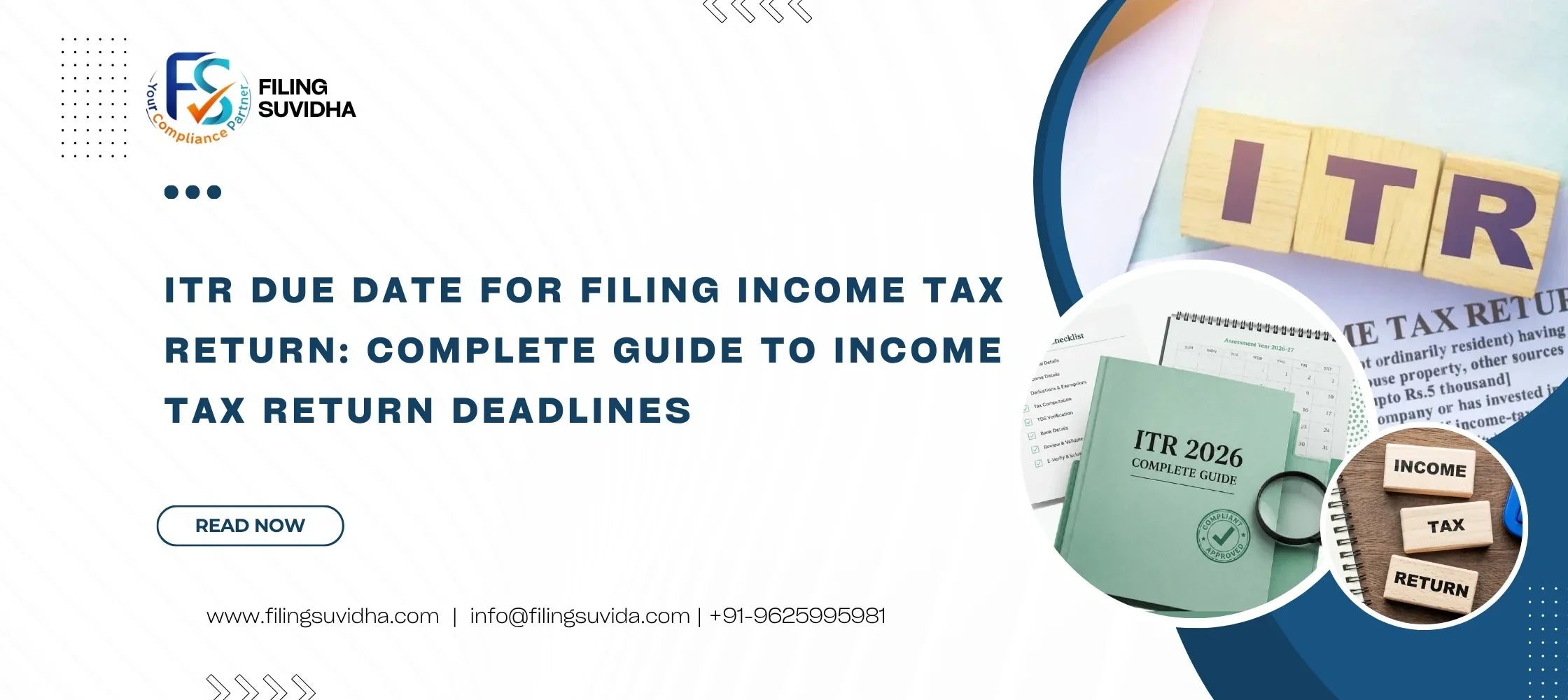 ITR Due Date for Filing Income Tax Return: Complete Guide to Income Tax Return Deadlines