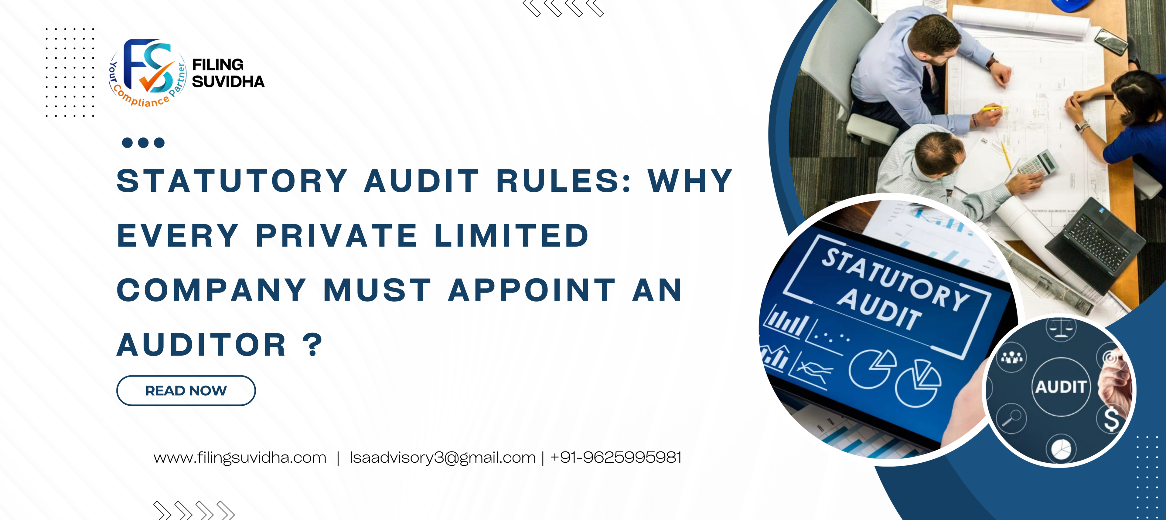 Statutory Audit Rules: Why Every Private Limited Company Must Appoint an Auditor ?