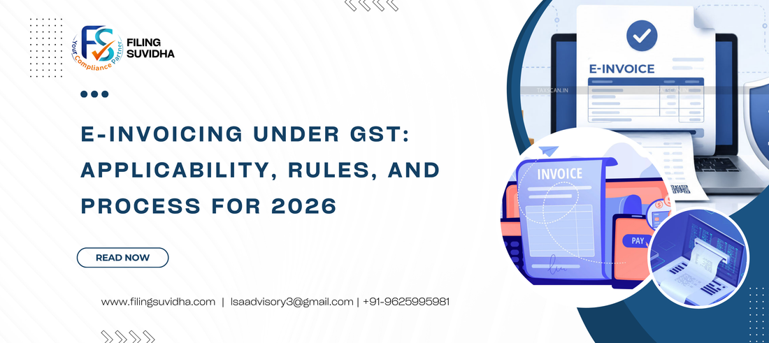 E-Invoicing Under GST: Applicability, Rules, and Process for 2026