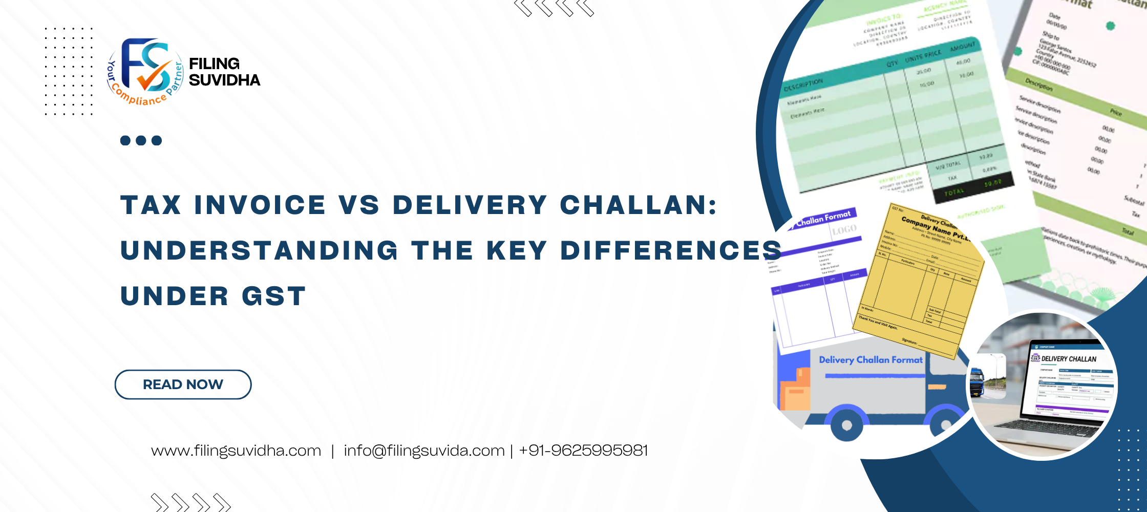 Tax Invoice vs Delivery Challan