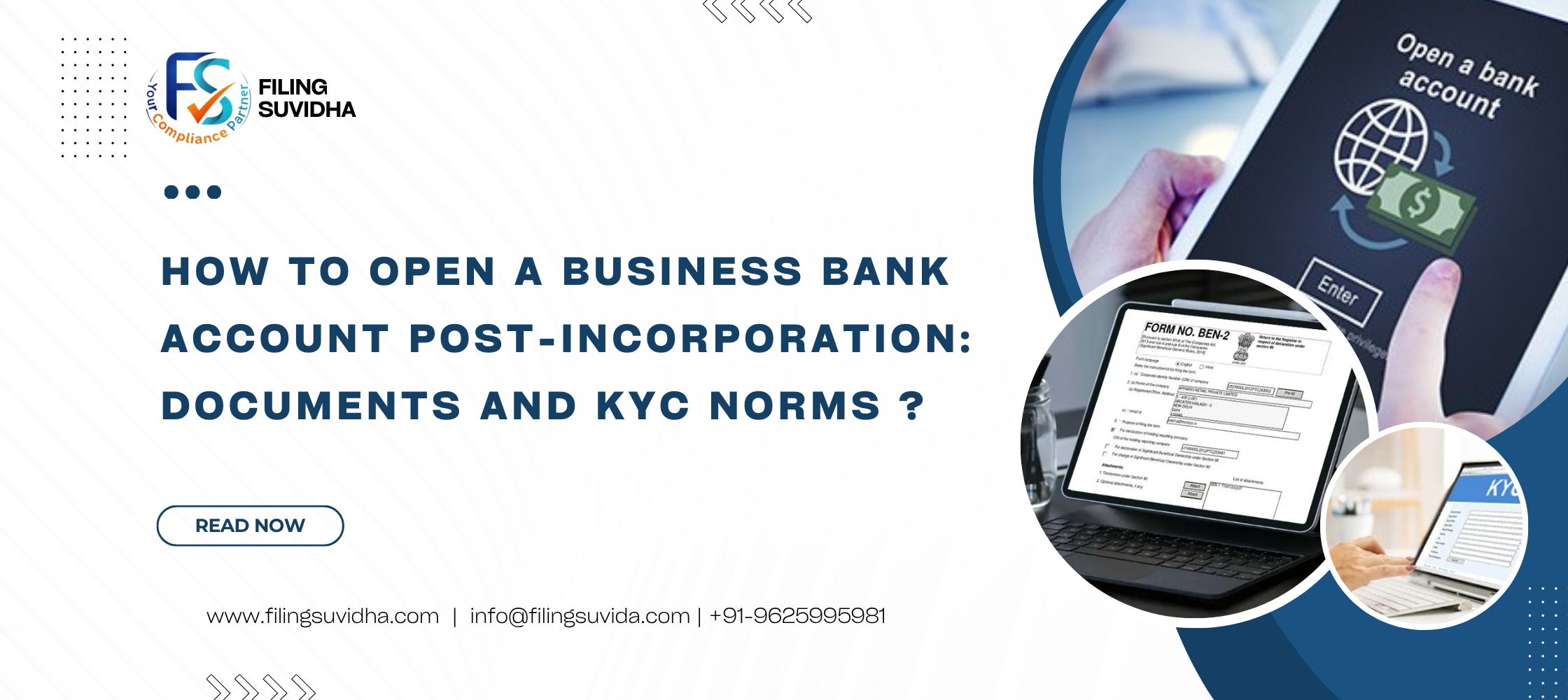 How to Open a Business Bank Account Post-Incorporation: Documents and KYC Norms ?