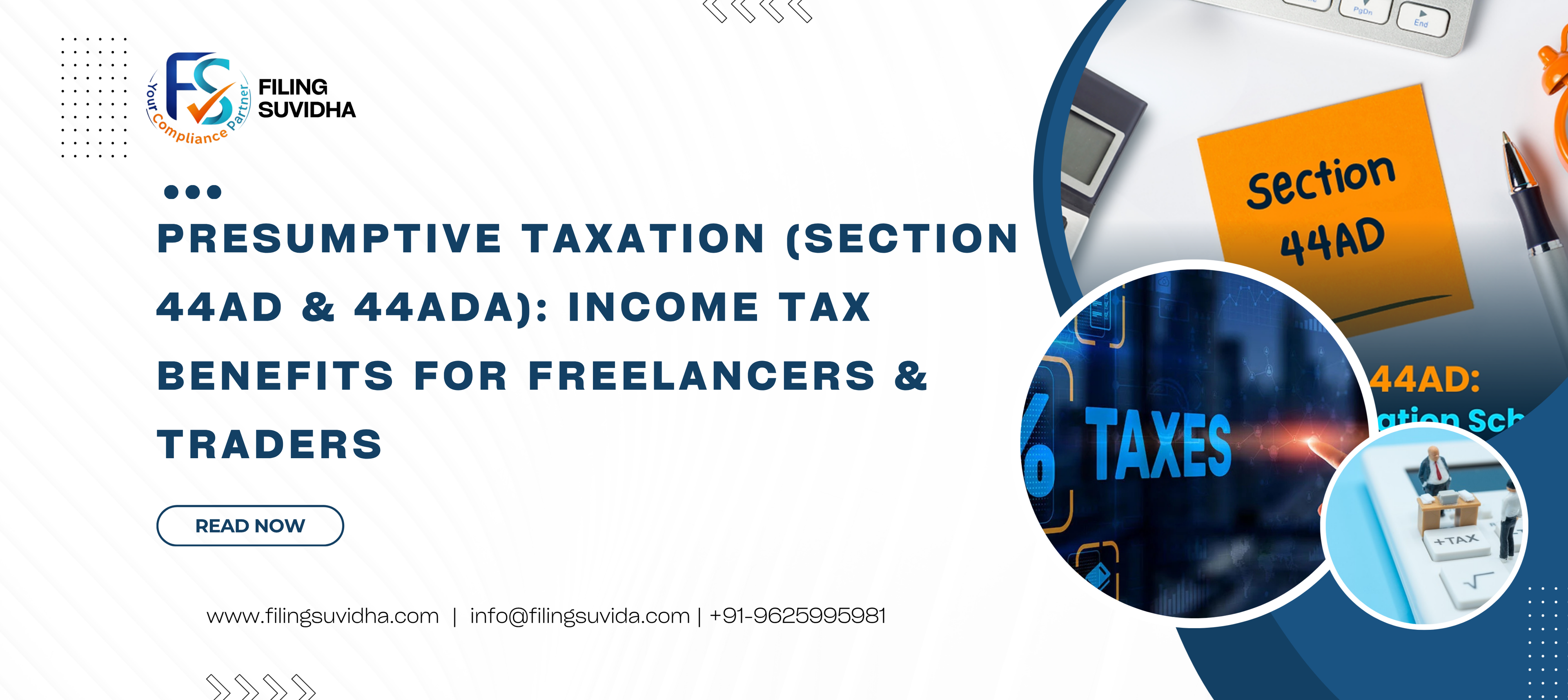 Presumptive Taxation (Section 44AD & 44ADA): Income Tax Benefits for Freelancers & Traders