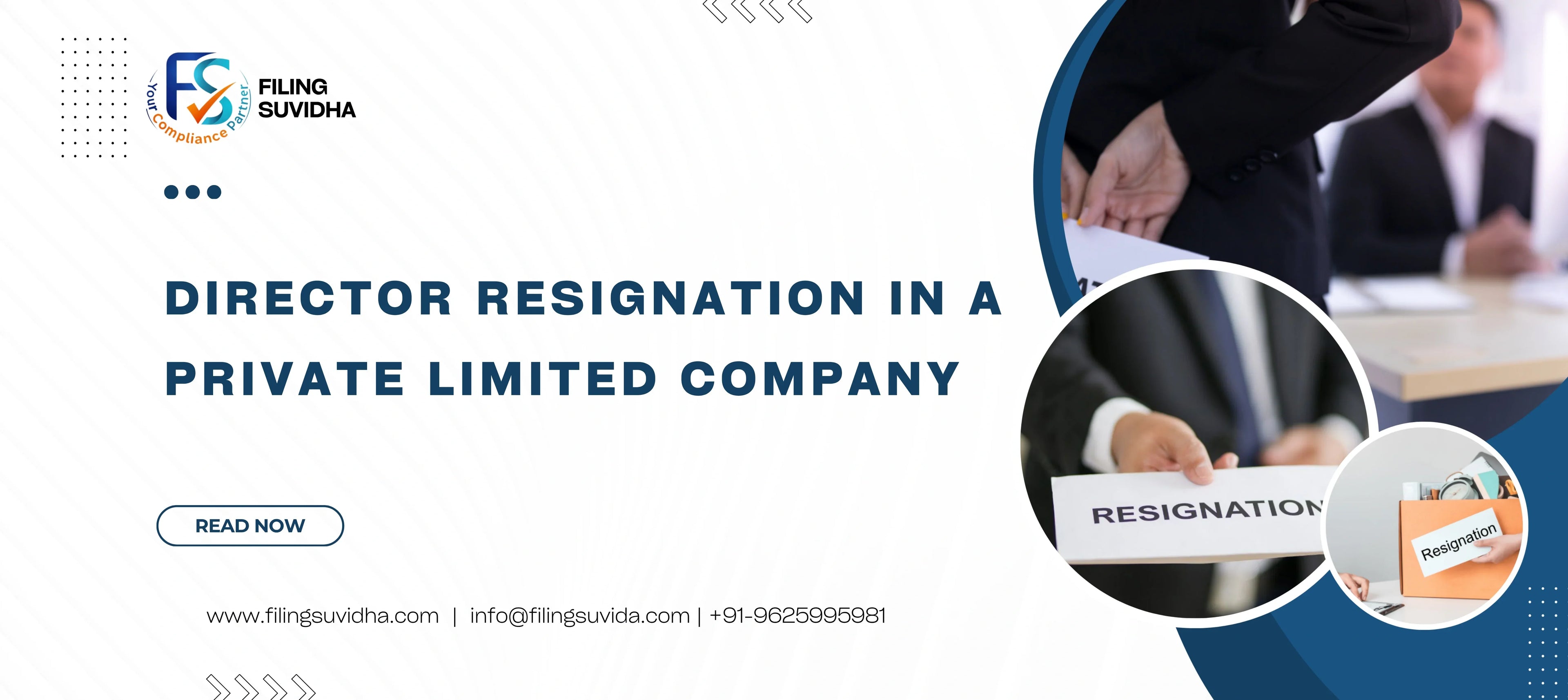 Director Resignation in a Private Limited Company