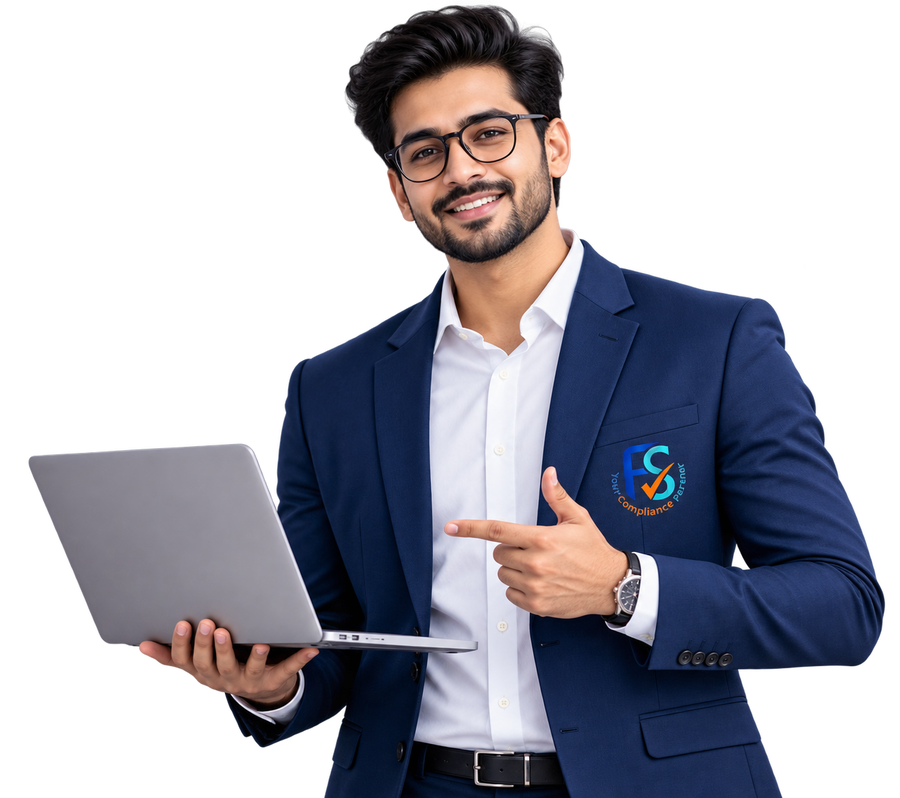 Professional working on a laptop